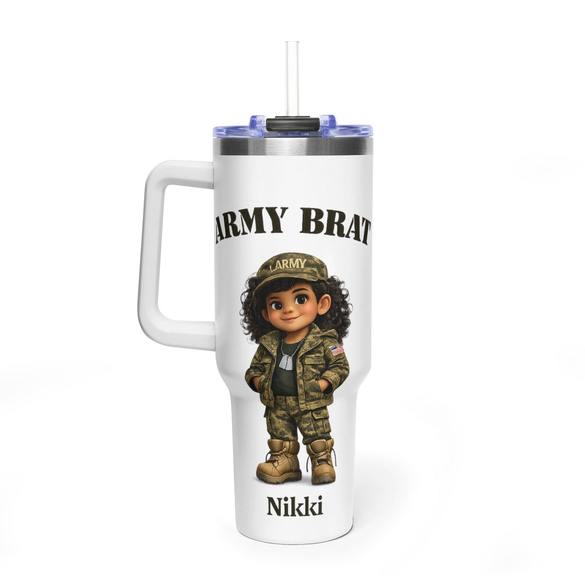 Military Brat Custom Tumbler