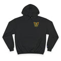 Champion Hoodie with Brat Life Eagle Crest – Streetwear Pullover