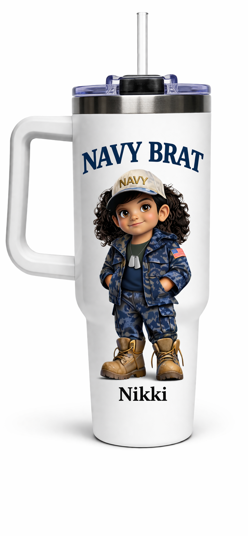 Military Brat Custom Tumbler